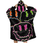 Women's Melting Smile Acid & Punk Blanket Hoodie