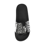 Women's Polka Print Canvas Sliders