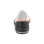 Men's Checkers Print Canvas Slip-on Shoes