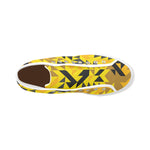 Men's Geometrical Camouflage Print High Top Canvas Shoes