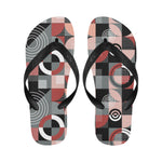 Women's Abstract Geometrical Print Abstract Flip Flops
