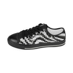 Women's Zebra Print Canvas Low Top Shoes