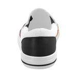 Women's Hued Waves Tribal Print Slip-on Canvas Shoes