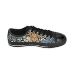 Men's Jungle Animal Print Canvas Low Top Shoes