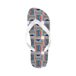 Women's Tribal Geometric Print Abstract Flip Flops
