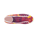 Women's Fiery Camouflage Print Canvas High Top Shoes