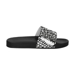 Women's Polka Print Canvas Sliders