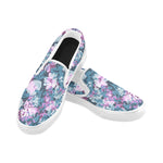 Women's Blossom Floral Print Canvas Slip-on Shoes