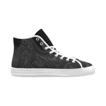 Men's Aquarius Water Bearer Print Canvas High Top Shoes