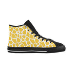 Women's Giraffe Print High Top Canvas Shoes
