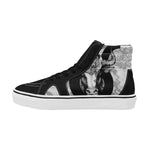 Men's Taurus Zodiac Print Canvas High Top Shoes
