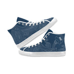 Men's Aquarius Water Bearer Print Canvas High Top Shoes