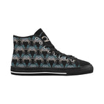 Women's Cancer Crab Zodiac Print Canvas High Top Shoes