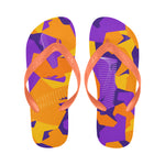 Women's Camouflage Print Abstract Flip Flops
