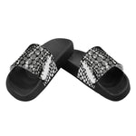 Women's Polka Print Canvas Sliders