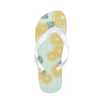 Women's Fizzy Lemons Casual Print Abstract Flip Flops