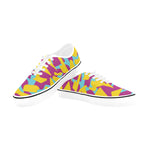 Women's Quirky Camouflage Print Canvas Low Top Shoes
