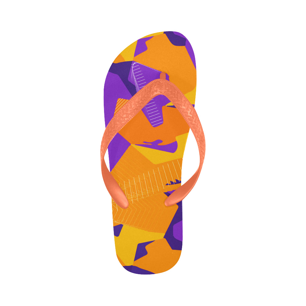 Women's Camouflage Print Abstract Flip Flops