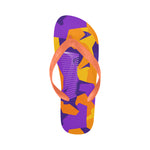 Women's Camouflage Print Abstract Flip Flops