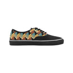 Women's Skull Casual Print Low Top Canvas Shoes