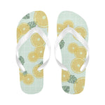 Women's Fizzy Lemons Casual Print Abstract Flip Flops
