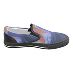 Men's Casual Acid Print Canvas Slip-on Shoes