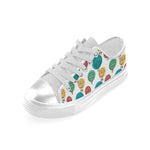 Women's Casual Hot Air Balloon Print Low Top Canvas Shoes