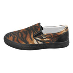 Women's Tiger Print Canvas Slip-on Shoes