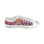 Men's Paint Splatter Trip Print Canvas Low Top Shoes