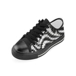 Women's Zebra Print Canvas Low Top Shoes