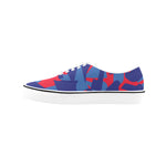 Men's Camouflage Maze Print Canvas Low Top Shoes