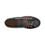 Men's Night Light Psychedelic Print Canvas High Top Shoes