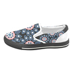 Men's Mandala Print Canvas Slip-on Shoes