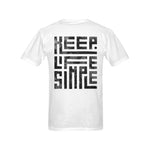 Men's Keep Life Simple Streetwear Classic Fit T-shirt