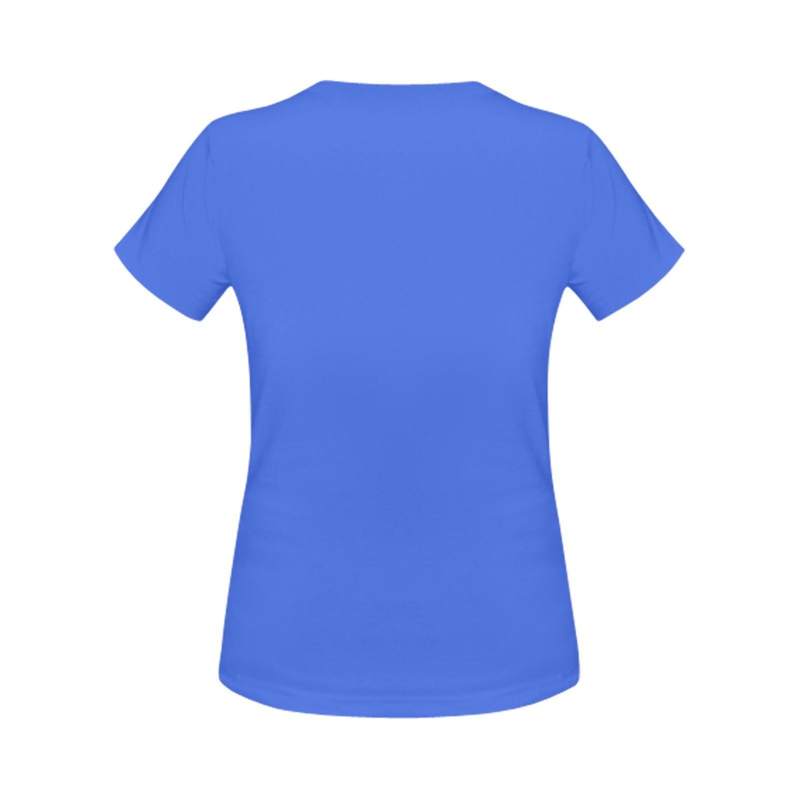 Women's Azure Solid Classic T-shirt