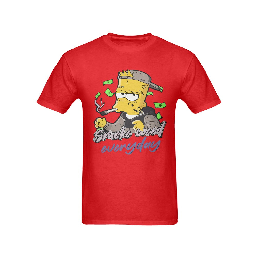 Men's Smoke Weed Everyday Streetwear Classic Fit T-shirt