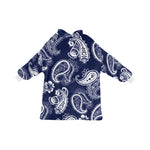 Women's Traditional Indian Paisley Abstract Blanket Hoodie