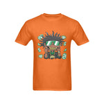 Men's Rich Black Guy Streetwear Classic Fit T-shirt