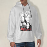 Men's Tokyo Revengers Portrait Anime Flannel Hoodie