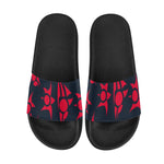 Men's Crimson Totem Abstract Slider Sandals