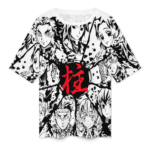 Women's Demon Slayer Universe Anime Oversized T-shirt