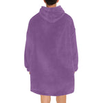 Men's French Lilac Solid Blanket Hoodie