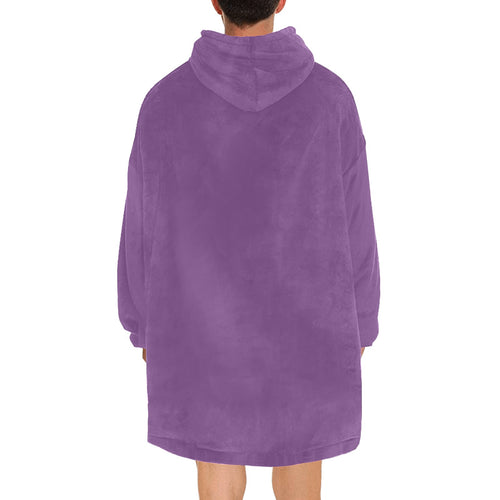 Men's French Lilac Solid Blanket Hoodie