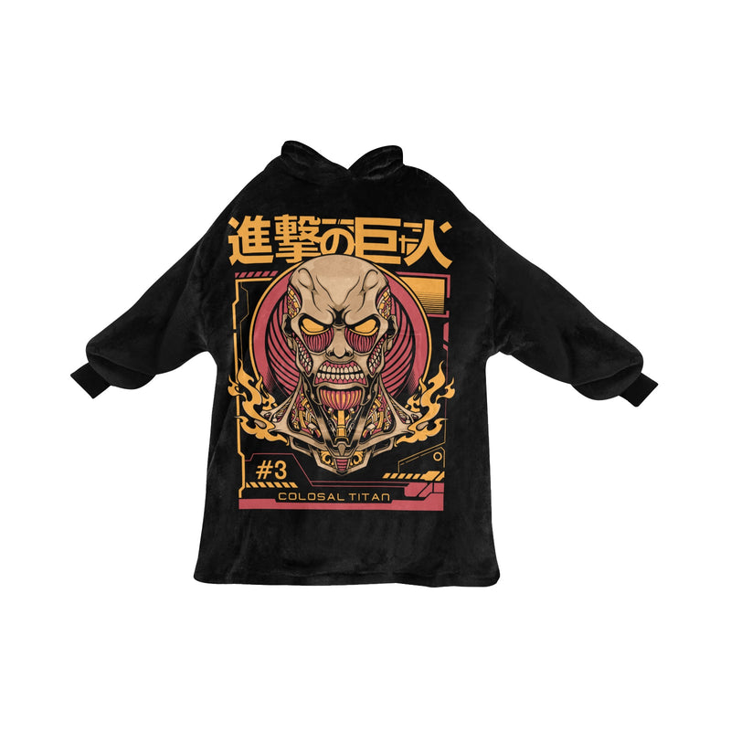 Men's Attack On Titans Anime Blanket Hoodie