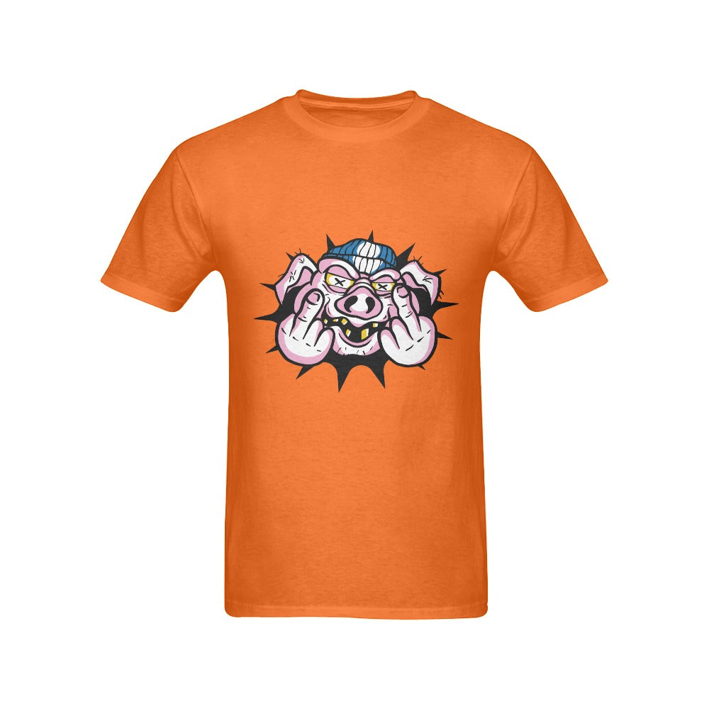 Men's Pig Dude Streetwear Classic Fit T-shirt