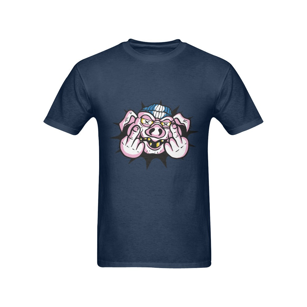 Men's Pig Dude Streetwear Classic Fit T-shirt