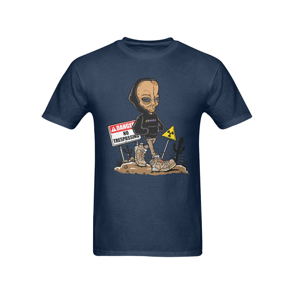 Men's No Trespassing Streetwear Classic Fit T-shirt