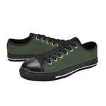 Men's Gray Asparagus Solid Low Top Shoes