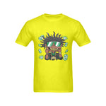 Men's Rich Black Guy Streetwear Classic Fit T-shirt