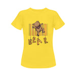 Women's Bear Abstract Classic Fit T-shirt